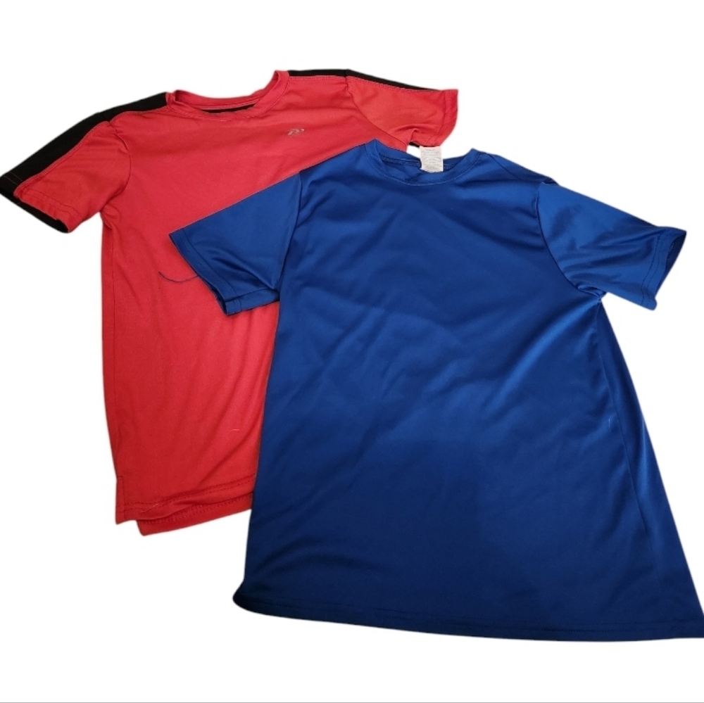 Red and Blue Boys Athletic T-Shirts